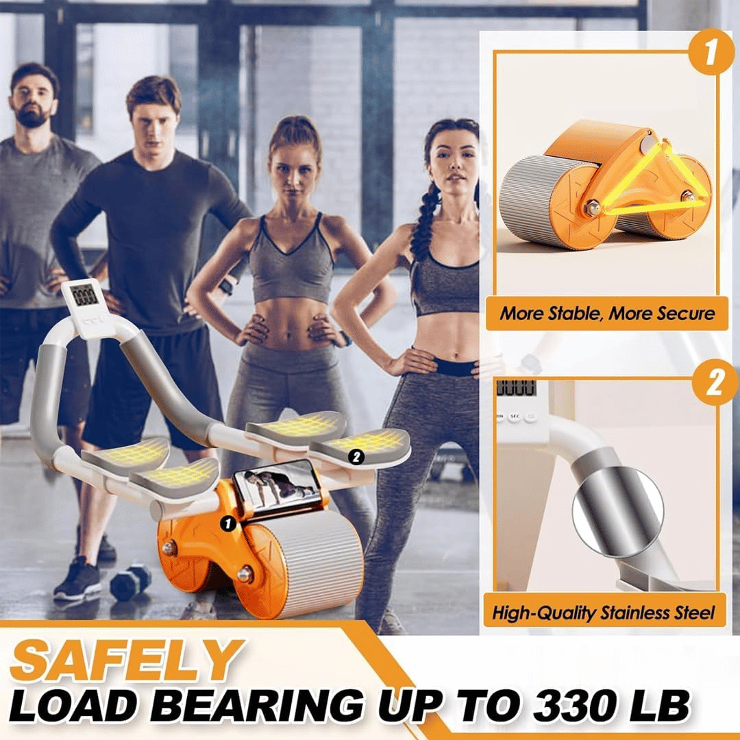 Automatic Abdominal Wheel Roller with Elbow Support