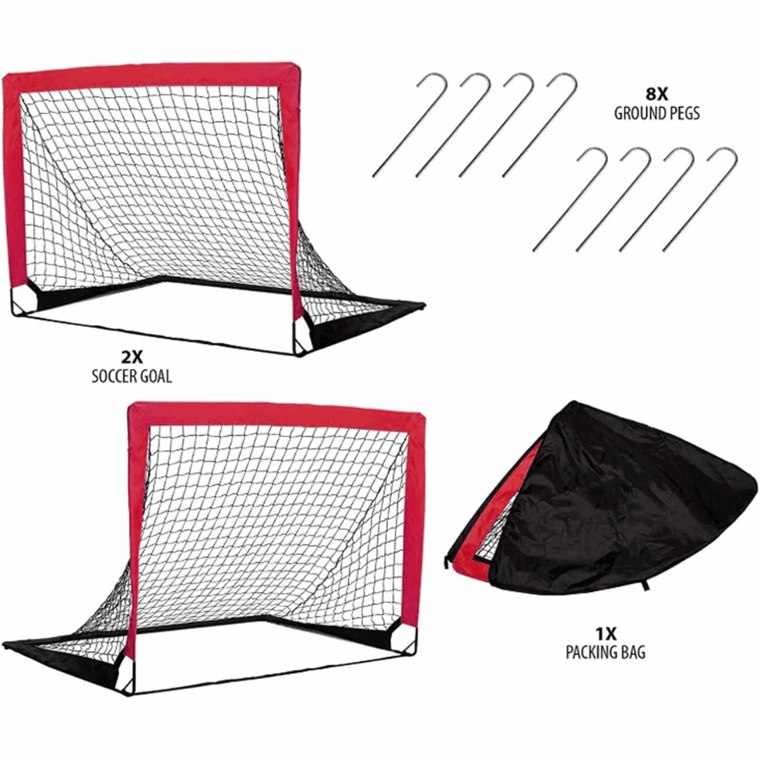 Football Net Set Of 2 Soccer Training Equipment