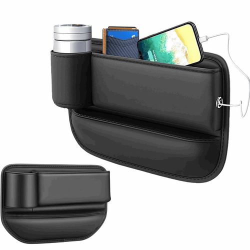 Leather Car Seat Gap Filler And Seat Storage Box