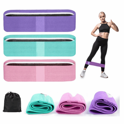 Resistance Band Set 3PCS (60, 90 & 150 Pounds)