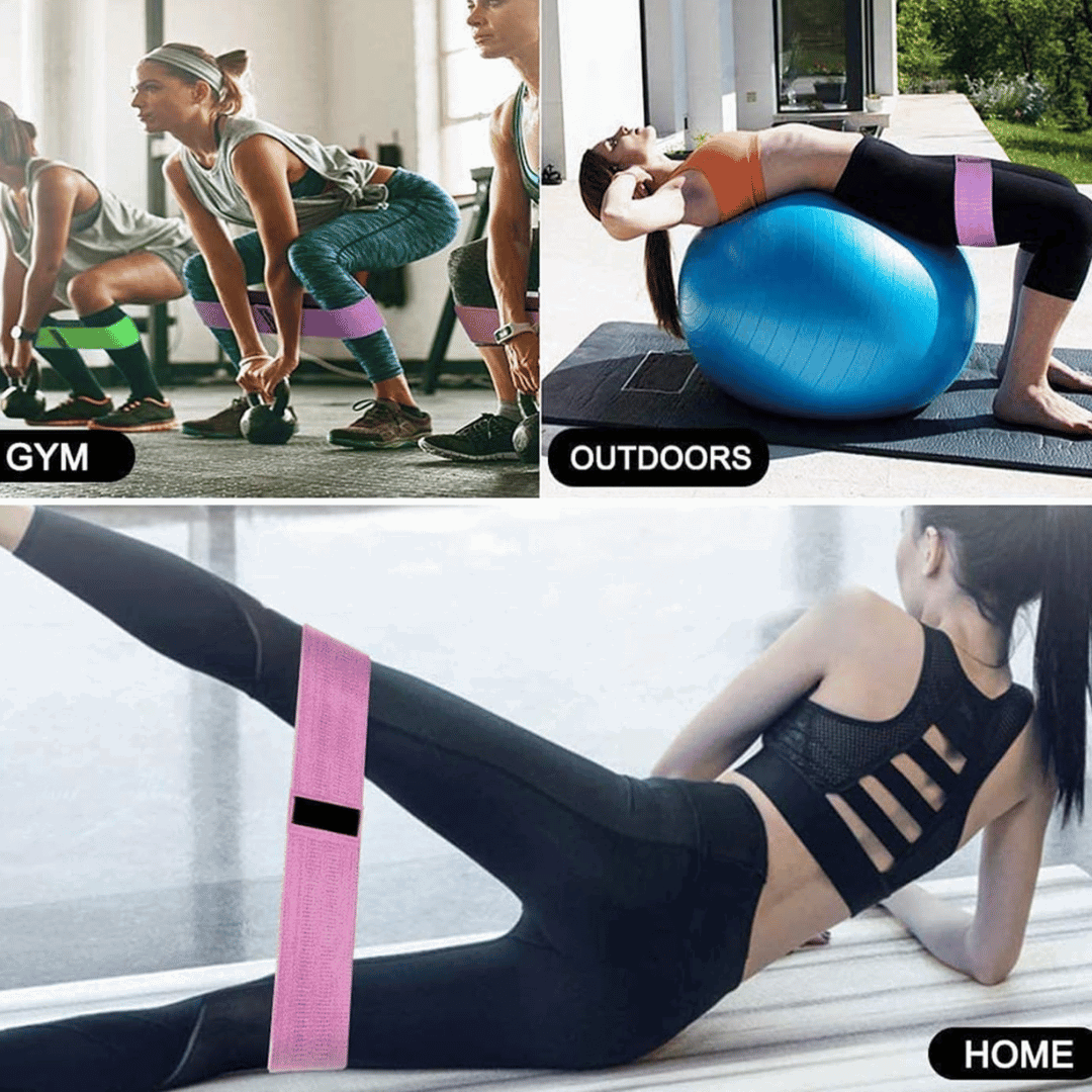 Resistance Band Set 3PCS (60, 90 & 150 Pounds)