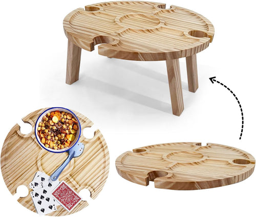 EOPTIFY Wooden Foldable Picnic Table