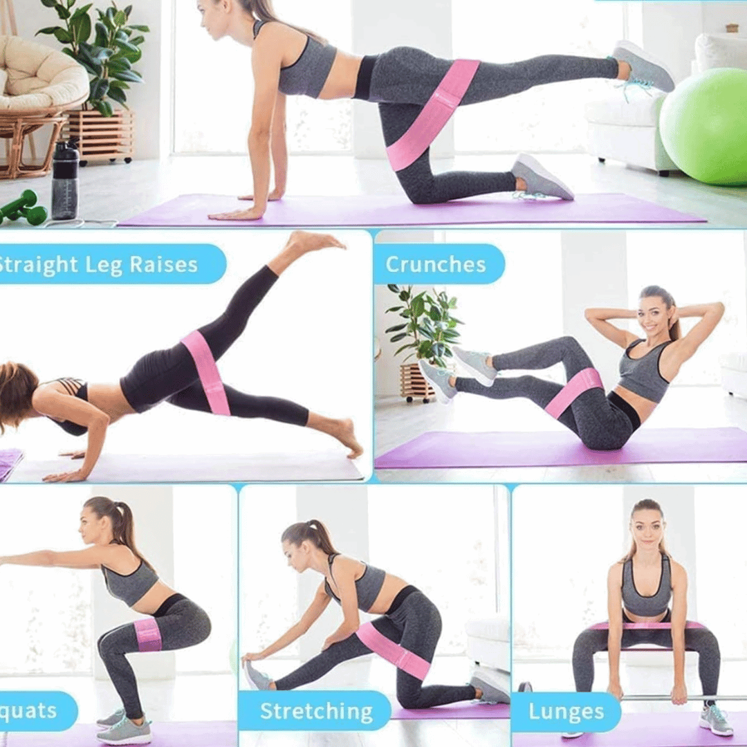 Resistance Band Set 3PCS (60, 90 & 150 Pounds)