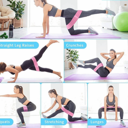 Resistance Band Set 3PCS (60, 90 & 150 Pounds)